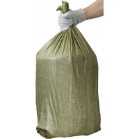 Мешки мусорные хозяйственные HEAVY DUTY, 105 х 55 см, 80 л (40 кг), 10 шт, зеленые, плетеные, строительные STAYER 39158-105