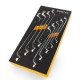 RUNTEC RT-WBE9F Набор ключей накидных 75° RUNTEC CrV 6x7-21x23 мм в ложементе EVA, 9 предметов (RT-WBE9F)