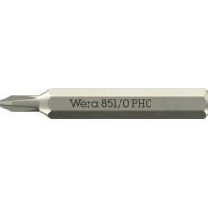 851/0 Micro Phillips Бита крестовая, JCIS PH 0 x 30 мм, хвостовик шестигранный 5/32