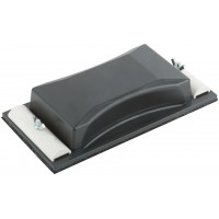 Держатель д/нажд.бум. пластиковый с мет.прижимом, черный 210х105 мм (39716М)