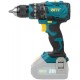 Дрель-Шуруповерт Акк. Бесщеточная; 20,0 В; 0-500/2000 об/мин; 100 Нм; рез. накл.; коробка (79907)
