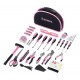 GRINDA Pink Tools 165 предм, универсальный набор инструмента (22109)