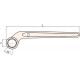 Ключ накидной изогнутый 10 искробезопасный сплав BeCu 157-10, HORTZ