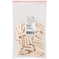 Шкант мебельный 6 х 30 березовый 100 шт Фасовка (31030-0)