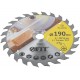 Диск пильный для циркулярных пил по дереву 190 х 20/16 х 24T (37743)
