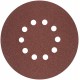 Круги шлифовальные с отверстиями (липучка), алюминий-оксидные, 225 мм, 5 шт. Р 36 (39891)