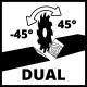 Пила торцовочная Einhell TE-SM 8 L Dual, 1800вт,216х30мм х48 зб,пропил 305х65мм,лазер (4300866)