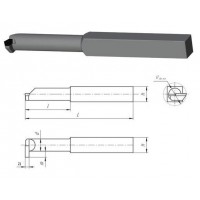 Резец канавочный внутренний 20х20х200 Т5К10 а=5, m=12