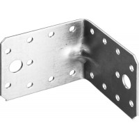 Крепежный уголок усиленный УКУ-2.0 55 x 70 x 70 x 2 мм, цинк ЗУБР 310116-55-070