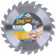 Диск пильный для циркулярных пил по дереву, 216 x 32 x 24T + кольцо 32/30 (37680М)