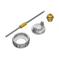 Ремкомплект для краскораспылителя 4 предмета: сопло 2,5 мм, игла, форсунка, зажим сопла Matrix (57393)