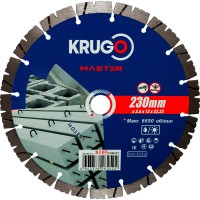 Диск алмазный сегментный по бетону PRO KRUGO MASTER 230х2,6х22,2х12 mm 81052300253