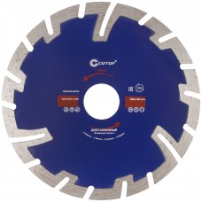 Диск отрезной алмазный, сегментный усиленный турбо CUTOP, 125 x 2.3 x 8.3 x 22.2 мм (66-12523)