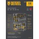 Набор инструментов, 1/2, 1/4, CrV, S2, пластиковый кейс, 100 предметов Denzel