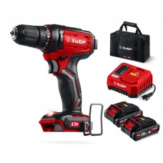 Дрель-шуруповерт 20 В 40 Н·м 2 АКБ LMS 2 А·ч сумка ЗУБР ДШ-40-22