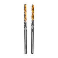 Сверло спиральное по металлу 3,5 x 70мм, Р6М5, Golden Tip, многогранная заточка, 2шт. Denzel (718270)