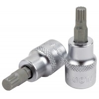 Головка торцевая с вставкой spline M14 L=100 мм 1/2