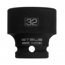 Головка ударная шестигранная, 32 мм, 1/2, CrMo Stels