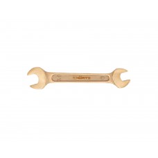 Ключ гаечный рожковый двусторонний 8х10 искробезопасный сплав BeCu, HORTZ