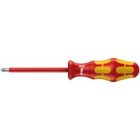 Отвёртка диэлектрическая PlusMinus 1 x 80 мм VDE серия 165 i PZ/S Wera WE-006190
