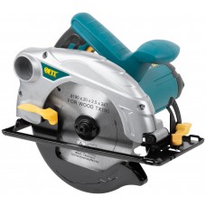 Пила дисковая 1300 Вт; 4700 об/мин; 190/20 мм; 4,0 кг; жел. опора; рез. накл.; блок шпинд.; коробка (80405)