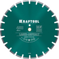 Алмазный диск LASER-ASPHALT, 400 мм (25.4/20 мм, 10?3.4 мм) KRAFTOOL 36687-400