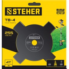 Нож для триммера 255 мм, 4T TB-4 STEHER 75135