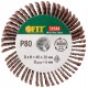 Диск лепестковый для дрели радиальный 40х20х6 мм Р 80 (39584)