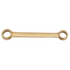 Ключ гаечный накидной двусторонний плоский 14х15 искробезопасный сплав AlCu 153A-1415, HORTZ