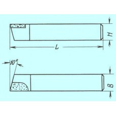 Резец проходной упорный прямой 32х20х140 ВК8