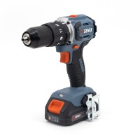 Ударная дрель-шуруповерт, 60 Нм, 1х4Ач, ЗУ, кейс X2 20В