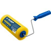 Валик малярный 80 х 180 мм, бюгель 6 мм, для лаков и эмалей СТРУКТУРНЫЙ ЗУБР 0368-18_z01