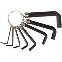 Ключи шестигранные HEX на кольце 8 шт.( 2-10 мм )