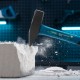 Молоток слесарный, 800 г, квадратный боек, фибергласовая обрезиненная рукоятка Gross