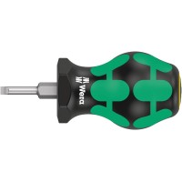 Отвёртка короткая шлицевая 0.6 x 3.5 x 25 мм SL Stubby серия 335 Wera WE-008840