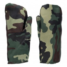 Рукавицы зимние, защита от пониж температур и мех воздействий, утеплитель ватин, камуфляж Сибртех (68154)