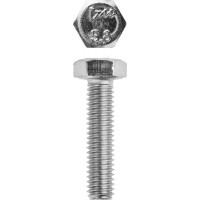 Болт M6 x 25 мм, кл. пр. 5.8, цинк, 5 кг, ГОСТ 7798-70 ЗУБР 303080-06-025