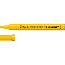 Маркер-краска МК-400 желтый, 2-4 мм ЗУБР 06325-5