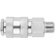 Адаптер быстросъемный с запорным клапаном с внешней резьбой 1/4