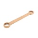 Ключ гаечный накидной двусторонний плоский 27х32 искробезопасный сплав BeCu 153A-2732, HORTZ