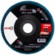 Круг лепестковый торцевой 125 х 22.23mm P80 KRUGO Циркониевый Тип 2 (KDBYL12580Z)