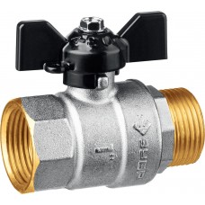 Шаровой кран d 1, ручка «бабочка» ЗУБР 51325-1