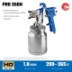 Краскопульт пневматический PRO 350N, 1.8 мм, с нижним бачком ЗУБР Профессионал 06451-1.8