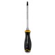 Отвертка PH3 x 150 мм CrV усиленная со сквозным стержнем RUNTEC RT-SD3PH3x150