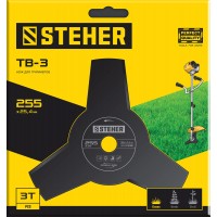 Нож для триммера 255 мм, 3T TB-3 STEHER 75130
