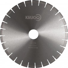 Диск алмазный сегментный по граниту, бесшумный 400 x 40 x 3,6x 60 x 15mm KRUGO (BSG16B)