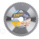 Диск пильный для циркулярных пил по дереву, 235 x 32 x 60T + кольцо 32/30 (37685М)