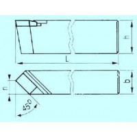Резец проходной прямой 32х25х170 Т15К6