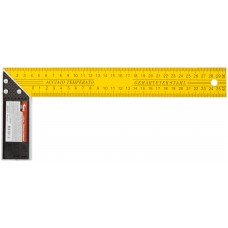 Угольник столярный желтый 300 мм (19383)