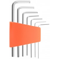 Ключи шестигранные HEX CrV 7 шт.( 0,7-3,0 мм ),пластиковый держатель